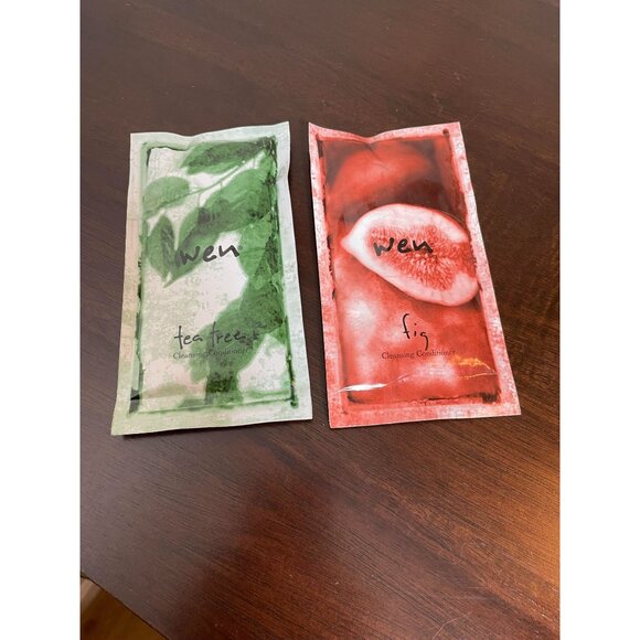 WEN by Chaz Dean Cleansing Condition - 2 pack (Fig & Tea Tree) - New 2oz Packets - Picture 2 of 2